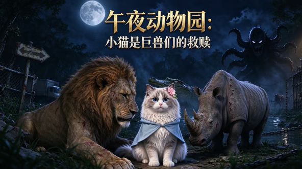 午夜动物园:小猫是巨兽们的救赎海报